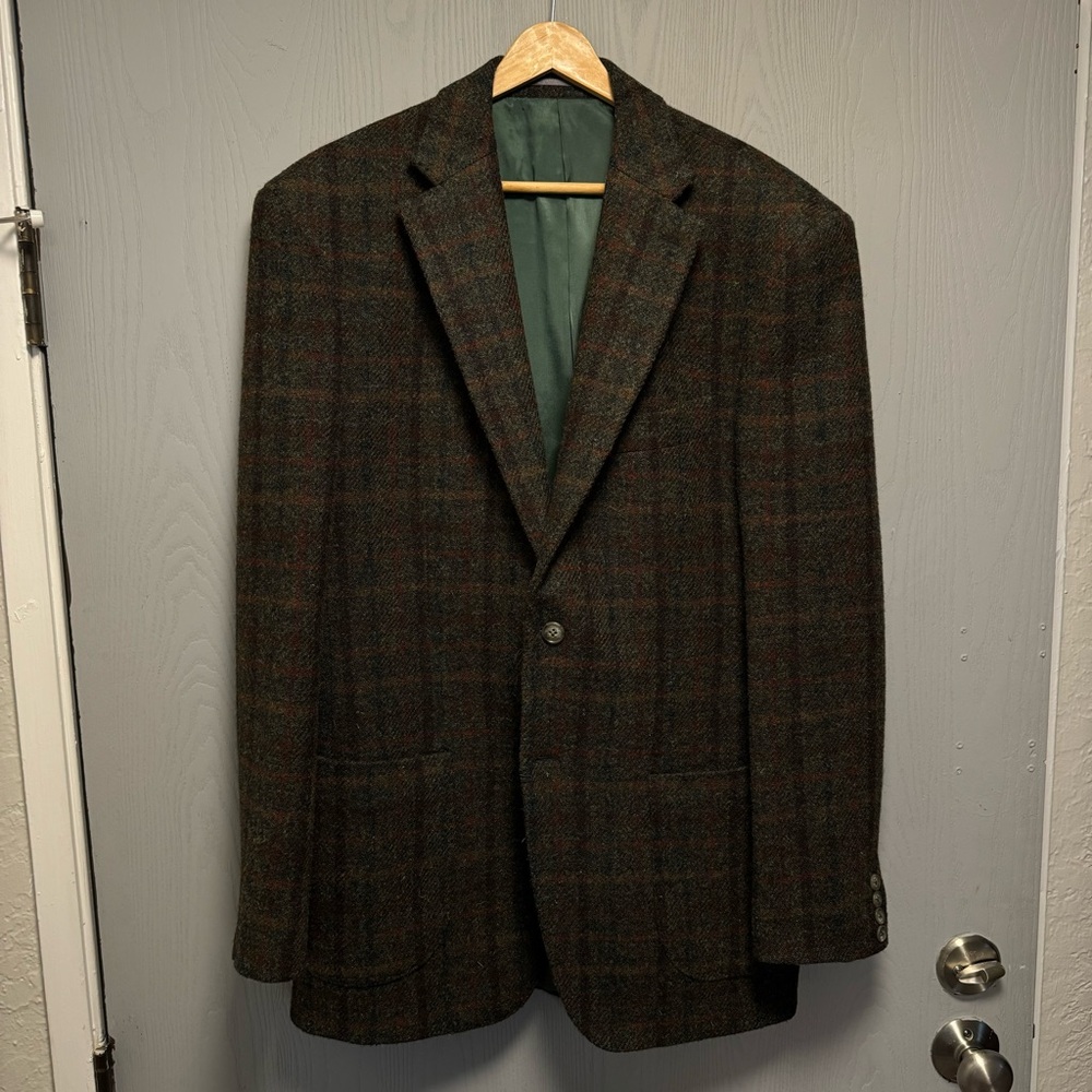 Green Wool Blazer - 40R